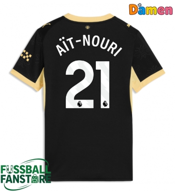 Manchester City Rayan Ait-Nouri #21 Replik Auswärtstrikot Damen 2026-27 Kurzarm